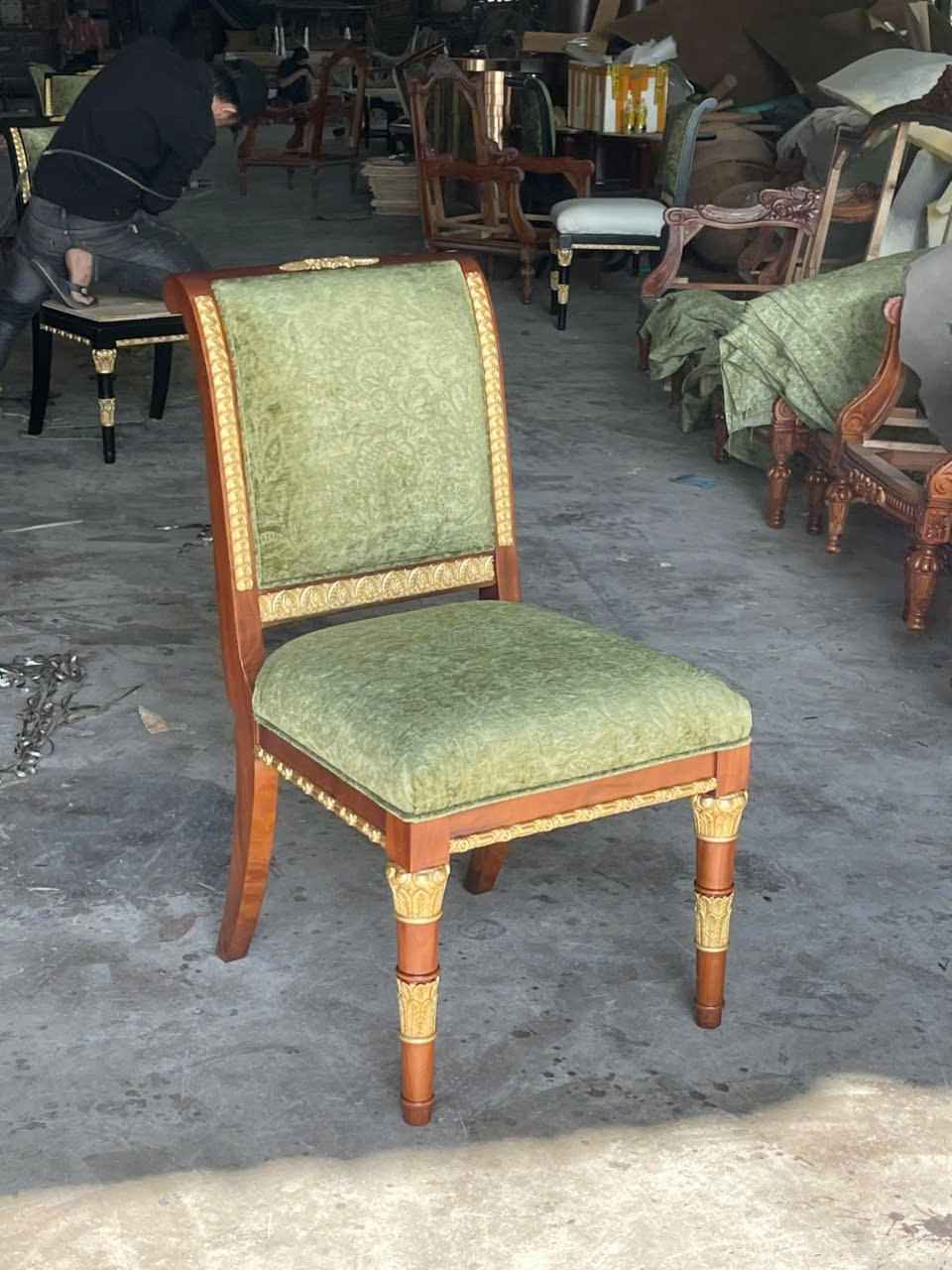 GHẾ ĂN TÂN CỔ ĐIỂN KHÔNG TAY WELINGTON